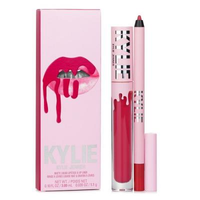Kylie By Kylie Jenner Matte Lip Kit: Matte Liquid Lipstick 3ml + Lip Liner 1.1g - # 503 Bad Lil Thing 2pcs