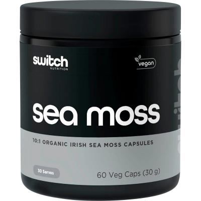Sea Moss 10:1 Organic Irish Sea Moss Capsules 60 Caps