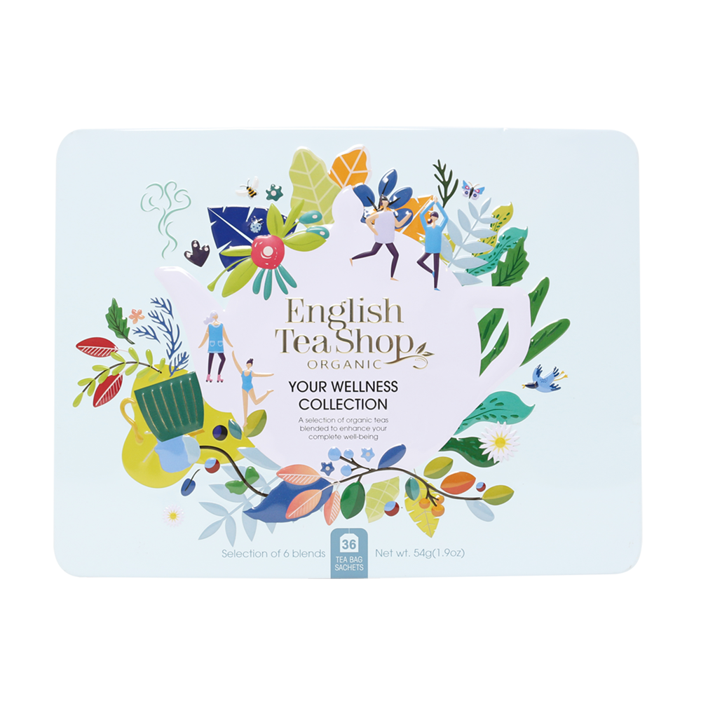 ENGLISH TEA SHOP Gift Pack Your Wellness Collection Light Blue 36 Sachets