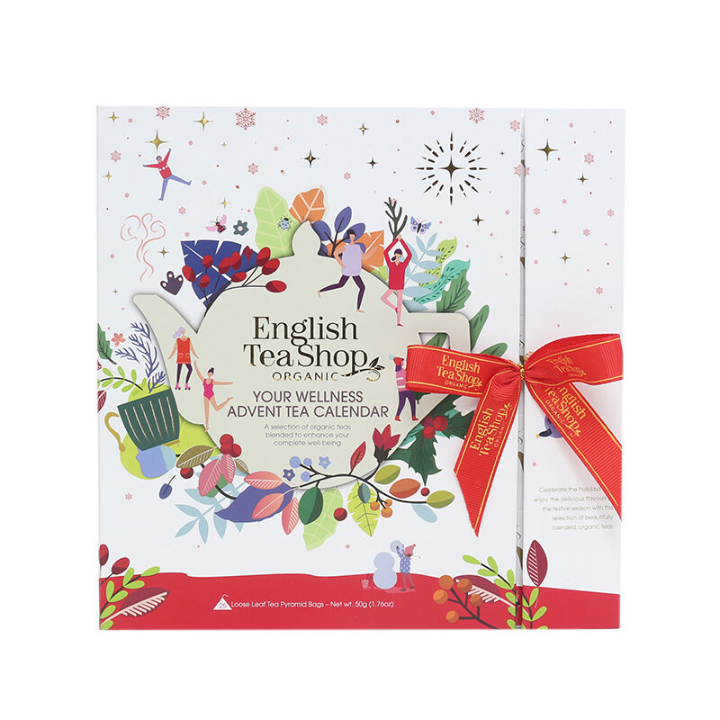 Christmas 2025 English Tea Shop White Book Style Advent Calendar