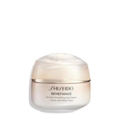 Shiseido Benefiance Wrinkle Smoothing Eye Cream 15ml - Visibly Improves Five Types of Eye Wrinkles, Dark Circles & Puffiness - 48-Hour Hydration - All Skin Types - Non-Comedogenic