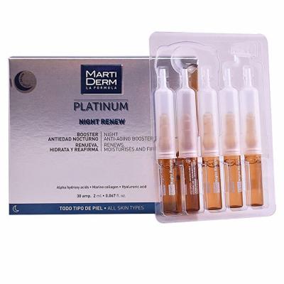 Martiderm Platinum Night Renew Ampoules (For All Skin) 30 Ampoules x2m