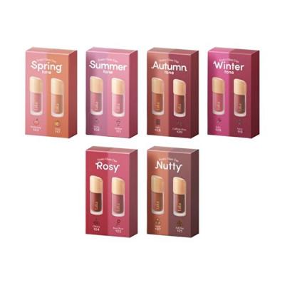 Fruity Glam Tint Mini Duo Special Set - 6 Types - Nutty Edition