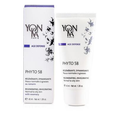 Yonka Age Defense Phyto 58 Creme With Rosemary + Vit. A.E.F. - Revitalizing, Invigorating (Normal To Oily Skin) 40ml/1.38oz