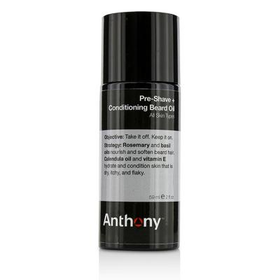 Anthony Logistics For Men Pre-Shave + Conditioning Beard Oil - For All Skin Types 59ml/2oz