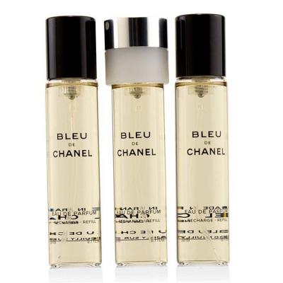 Bleu De Chanel Eau De Parfum Twist & Spray Refill 3x20ml