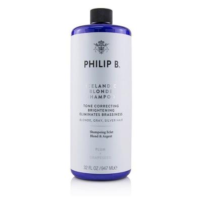 Philip B Icelandic Blonde Shampoo (Tone Correcting Brightening Eliminates Brassiness - Blonde, Gray, Silver H 947ml/32oz