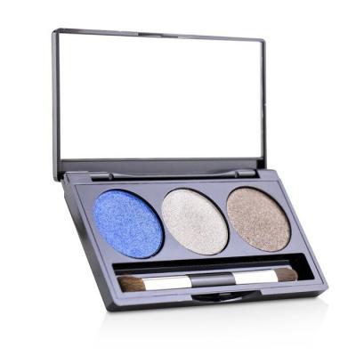 Laura Geller Baked Cream Glaze Trio Eyshadow Palette With Brush - # Sandy Lagoon 3g/0.1oz