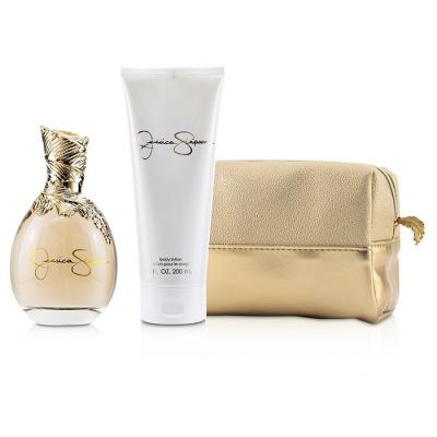 Jessica Simpson Signature 3pc Set - Eau De Parfum & Body Lotion 200ml & Cosmetic Bag 100ml