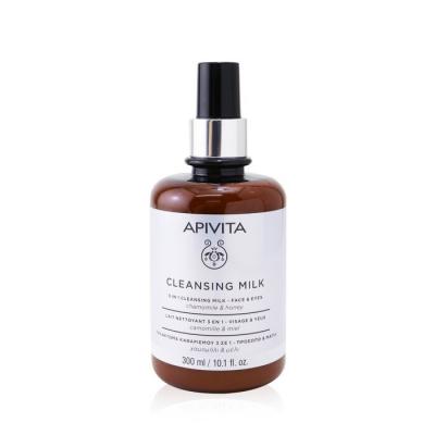 Apivita 3 In 1 Cleansing Milk For Face & Eyes 300ml/10.1oz