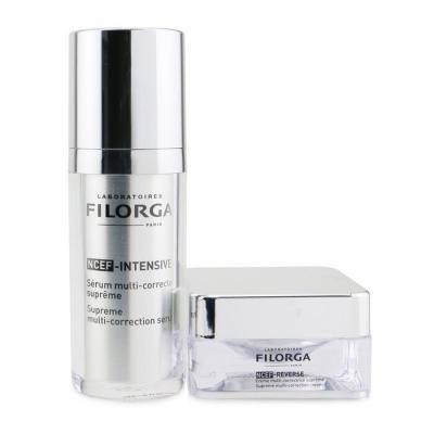 Filorga Supreme Skin Quality Set: NCEF-Intensive Supreme Multi-Correction Serum 30ml + NCEF-Reverse Supreme Multi-Correction Cream 15ml 2pcs