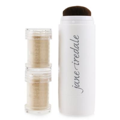 Jane Iredale Powder Me Refillable Brush (1x Brush, 2x Refills) - Nude 2x2.5g/0.09oz