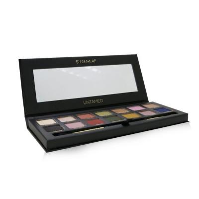 Sigma Beauty Untamed Eyeshadow Palette With Dual Ended Brush (14x Eyeshadow + 1x Dual Ended Brush) 19.32g/0.68oz