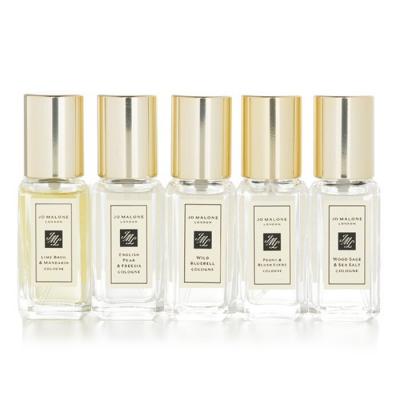 Jo Malone Cologne Collection: Lime Basil & Mandarin, English Pear & Freesia, Wild Bluebell, Peony & Blush Suede, Wood Sage &Sea Salt 5x9ml/0.3oz