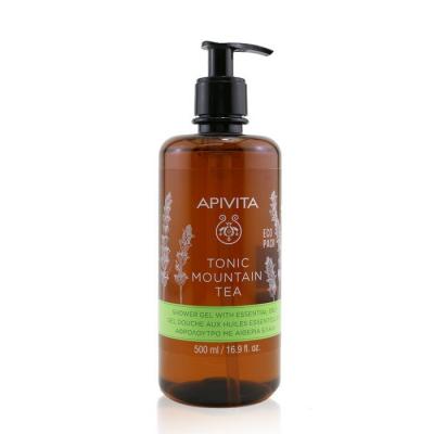 Apivita Tonic Mountain Tea Shower Gel With Essential Oils - Ecopack 500ml/16.9oz