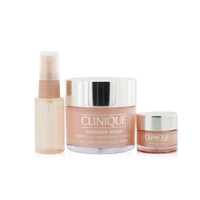 Clinique Moisture Surge Set: Moisture Surge 100H 125ml+ All About Eyes 15ml+ Moisture Surge Face Spray Thirsty Skin Relief 30ml 3pcs