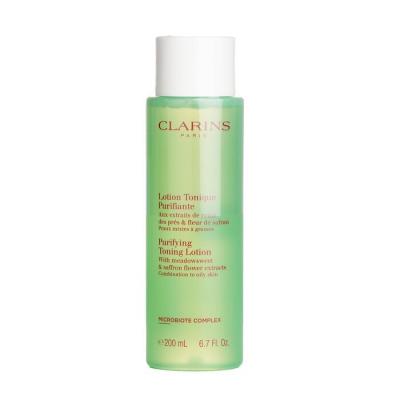 Clarins Purifying Toning Lotion with Meadowsweet & Saffron Flower Extracts - Combination to Oily Skin 200ml/6.7oz