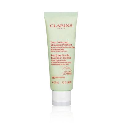 Clarins Purifying Gentle Foaming Cleanser with Alpine Herbs & Meadowsweet Extracts - Combination to Oily Skin 125ml/4.2oz