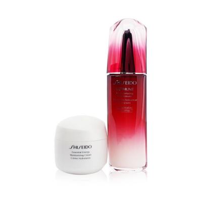 Shiseido Defend & Regenerate Power Moisturizing Set: Ultimune Power Infusing Concentrate N 100ml + Essential Energy Moisturizing Cream 50 ml 2pcs