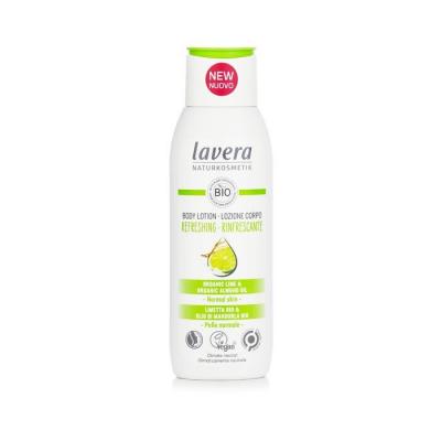 Lavera Body Lotion (Regreshing) - With Lime & Organic Almond Oil - For Normal Skin 200ml/7oz