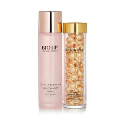 Elizabeth Arden Ceramide Capsules Daily Youth Restoring Serum - ADVANCED 90caps (Free: Natural Beauty BIO UP Treatment Essence 150ml) 2pcs