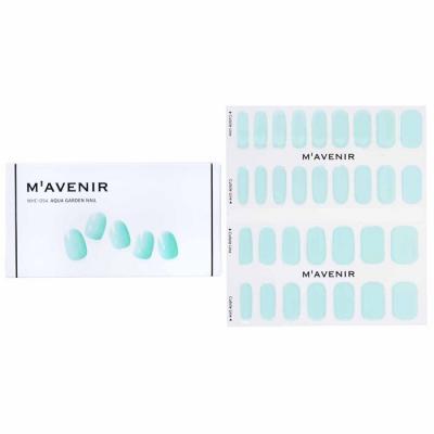Mavenir Nail Sticker (Blue) - # Aqua Garden Nail 32pcs
