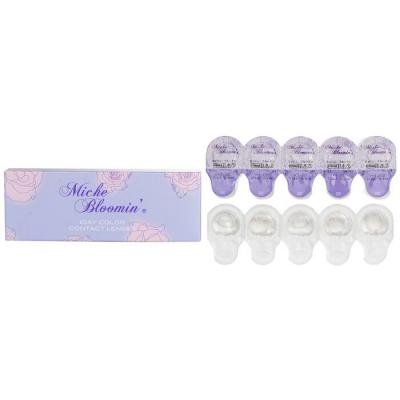 Miche Bloomin' Quarter Veil 1 Day Color Contact Lenses (107 Clear Grege) - - 3.00 10pcs