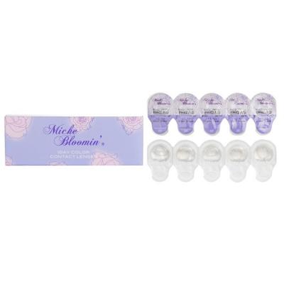 Miche Bloomin' Quarter Veil 1 Day Color Contact Lenses (107 Clear Grege) - - 3.50 10pcs