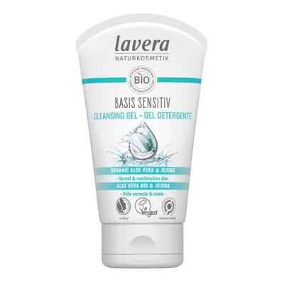 Lavera Basis Sensitiv Cleansing Gel - Organic Aloe Vera & Jojoba (For Normal & Combination Skin) 125ml/4oz