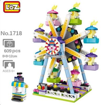 LOZ Dream Amusement Park Series - Ferris wheel Building Bricks Set 22 x 18.5 x 4.5