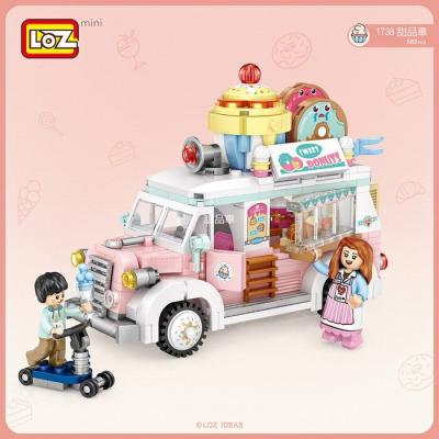 LOZ Mini Blocks - Dessert Cart Building Bricks Set 14 x 18 x 8 cm