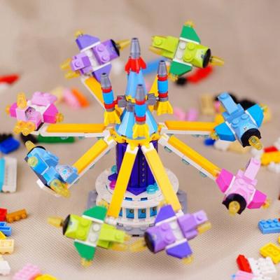 LOZ Dream Amusement Park Series - Rotary Aircraft Building Bricks Set 13.5 x 18 x 8cm