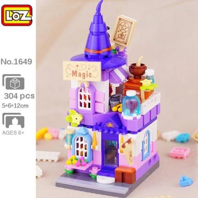 LOZ Street Series - Magic House Building Bricks Set 19.5x16.5x4.5cm