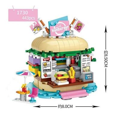 LOZ Dream Amusement Park Series - Burger shop Building Bricks Set 13.5 x 18 x 8cm