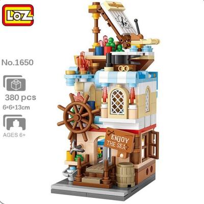 LOZ Street Series - Nautical House Building Bricks Set 19.5x16.5x4.5cm