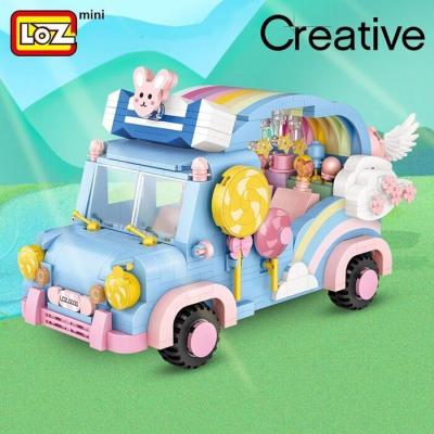 LOZ Creator - Rainbow Car Building Bricks Set 20 x 15 x 8cm