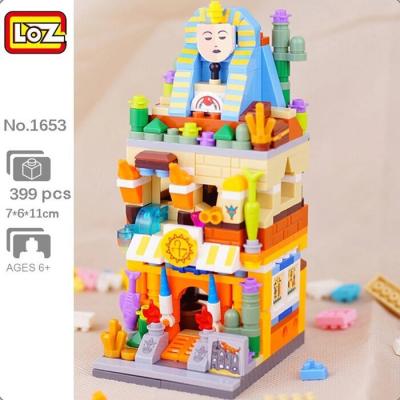 LOZ Street Series - Archaeological House Building Bricks Set 16.5x12.5x8cm