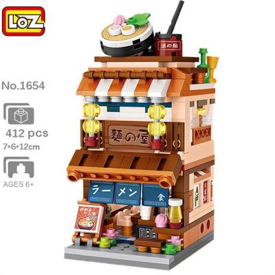 LOZ Street Series - Ramen Canteen Building Bricks Set 16.5x12.5x8cm