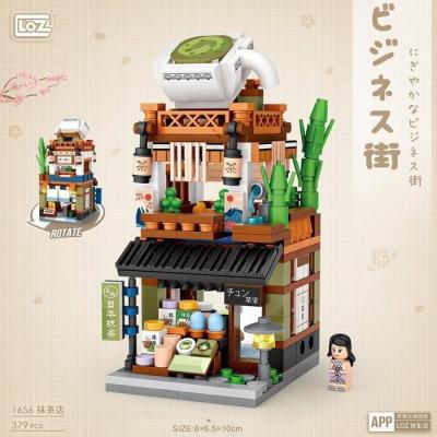 LOZ Street Series - Matcha Shop Building Bricks Set 16.5x12.5x8cm