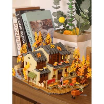 LOZ Ancient Building - Sun Autumn Building Bricks Set 40 x 28 x 9.5cm