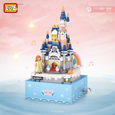 LOZ Creator - Princess Castle Rotating Music Box Building Bricks Set 19 x 26 x 8 cm