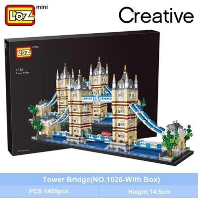 LOZ Architecture Series - London Bridge Building Bricks Set 42 x 30 x 5 cm