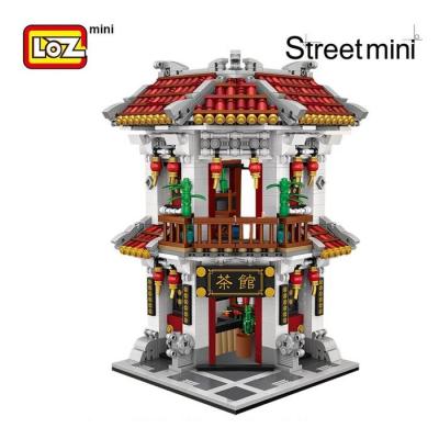 LOZ Mini Blocks - Teahouse Building Bricks Set 42 x 30 x 5 cm