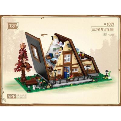 LOZ Mini Blocks - Triangle Cabin Building Bricks Set 40 x 28 x 9.5cm