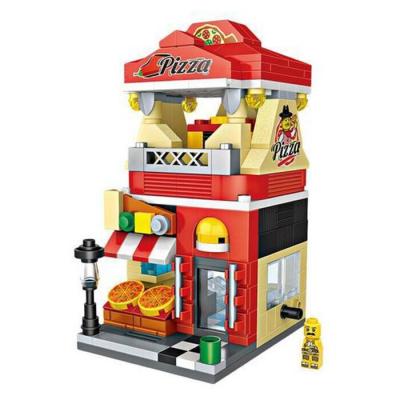 LOZ Mini Blocks - Pizza Shop Building Bricks Set 20 x 17 x 5 cm