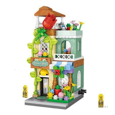 LOZ Mini Blocks - Flower Shop Building Bricks Set 20 x 17 x 5 cm