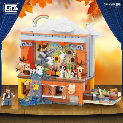 LOZ Mini Block - The Rabbit Peter Theater Building Bricks Set 31 x 23 x 9 cm