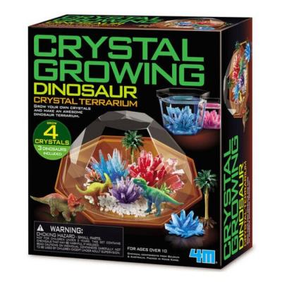 4M Crystal Growing/Dino Crystal Terrarium/US 24x28x8cm