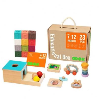 Tooky Toy Co 7-12m Baby Sensory Educational Learning Educational Box 32x27x14cm Tooky Toy Co 7-12m Baby Sensory Educational Learning Educational Box 32x27x14cm