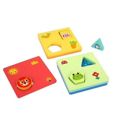 Tooky Toy Co Logic Game-Shapes 13x13x5cm